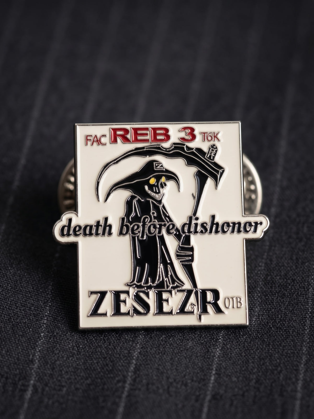 DEATH BEFORE METAL PIN